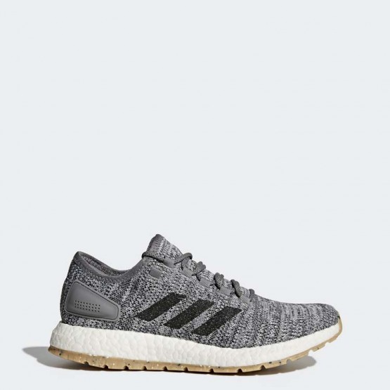 Mens White/Core Black Adidas Pureboost All Terrain Running Shoes 615ALPBV->Adidas Men->Sneakers