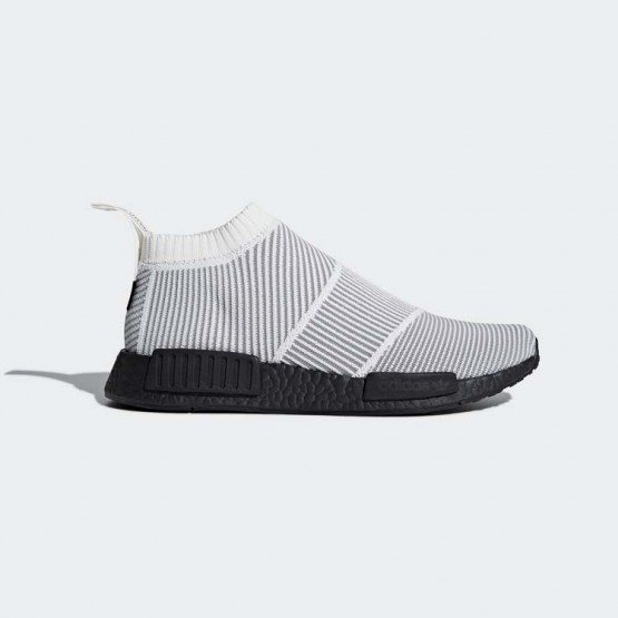 Mens Core White/Core Black Adidas Originals Nmd_cs1 Gtx Primeknit Shoes 628DSILY->Adidas Men->Sneakers