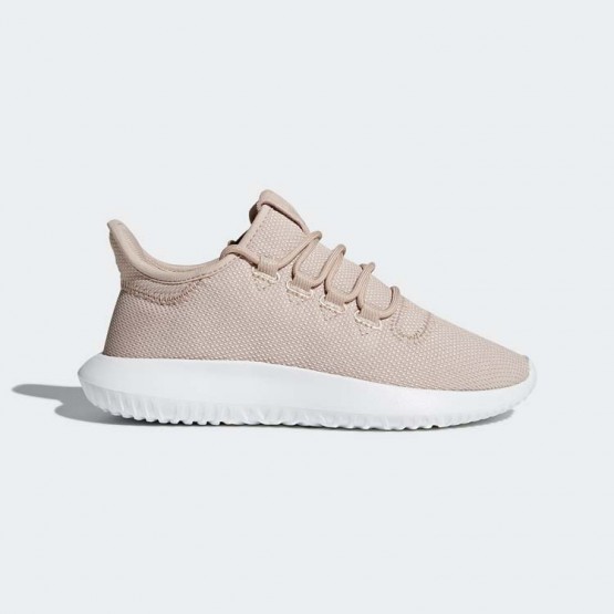 Kids Ash Pearl/White Adidas Originals Tubular Shadow Shoes 661GXZOH->Adidas Kids->Sneakers