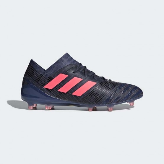 Womens Trace Blue/Black Adidas Nemeziz 17.1 Firm Ground Cleats Soccer Cleats 661KCLFN