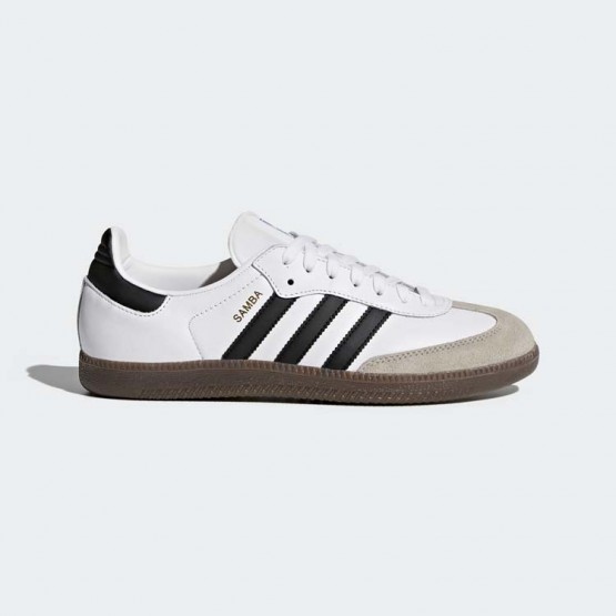 Mens White/Core Black/Clear Granite Adidas Originals Samba Og Shoes 669DPHIG