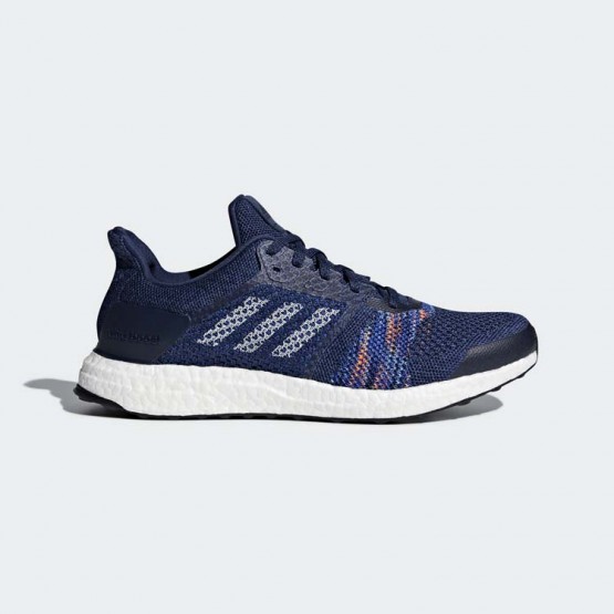 Mens Noble Indigo/White/Collegiate Navy Adidas Ultraboost St Running Shoes 675EJLIO->Adidas Men->Sneakers