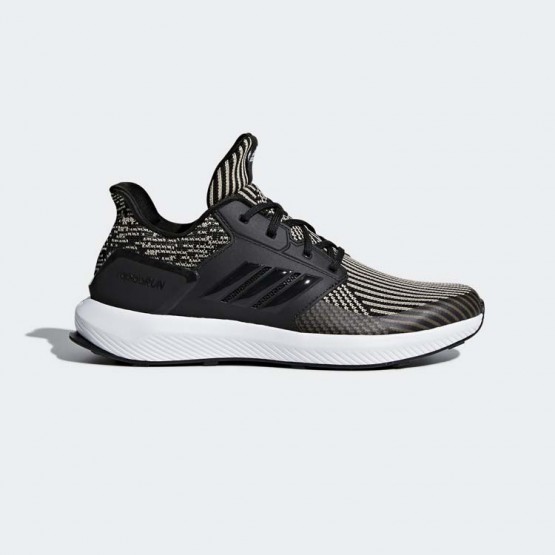 Kids Core Black/White Adidas Rapidarun Knit Running Shoes 689JXNDU->Adidas Kids->Sneakers