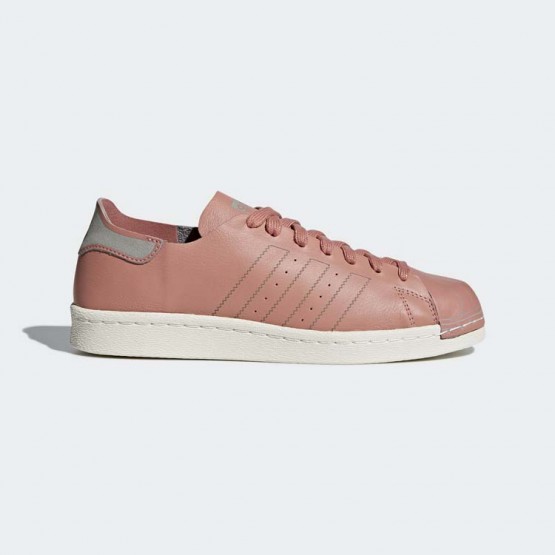 Womens Ash Pink/Legacy White Adidas Originals Superstar 80s Decon Shoes 692SQEXH->Adidas Women->Sneakers