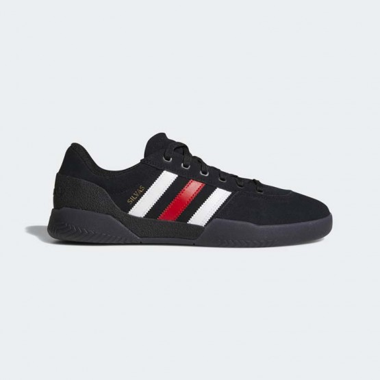 Mens Core Black/Scarlet/White Adidas Originals City Cup Shoes 728CIOGQ->Adidas Men->Sneakers