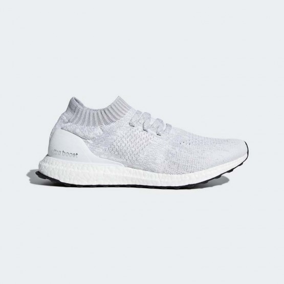 Mens White/White Tint/Core Black Adidas Ultraboost Uncaged Running Shoes 734FPSHG->Adidas Men->Sneakers