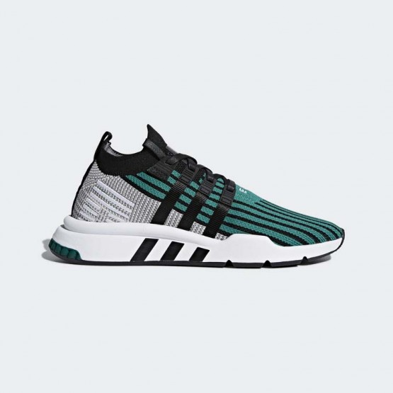 Mens Core Black Adidas Originals Eqt Support Mid Adv Primeknit Shoes 739TZQMI->Adidas Men->Sneakers