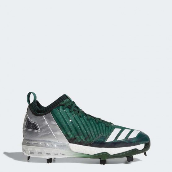 Mens Dark Green/Metallic Gold/Black Adidas Boost Icon 3 Faded Cleats Baseball Shoes 782AGELF->Adidas Men->Sneakers