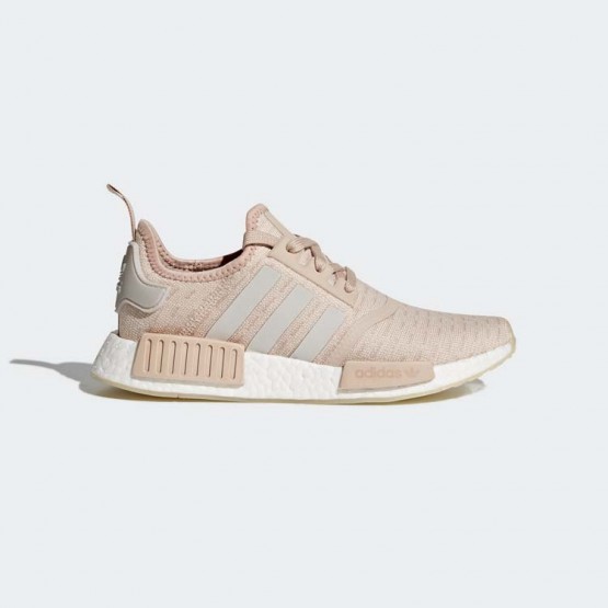 Womens Ash Pearl/Chalk Pearl/White Adidas Originals Nmd_r1 Shoes 791VSYEP->Adidas Women->Sneakers