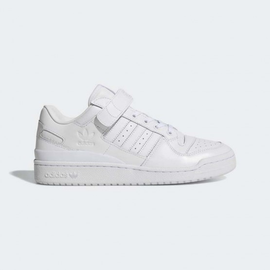 Mens White/Core Black Adidas Originals Forum Low Shoes 805EQOXK