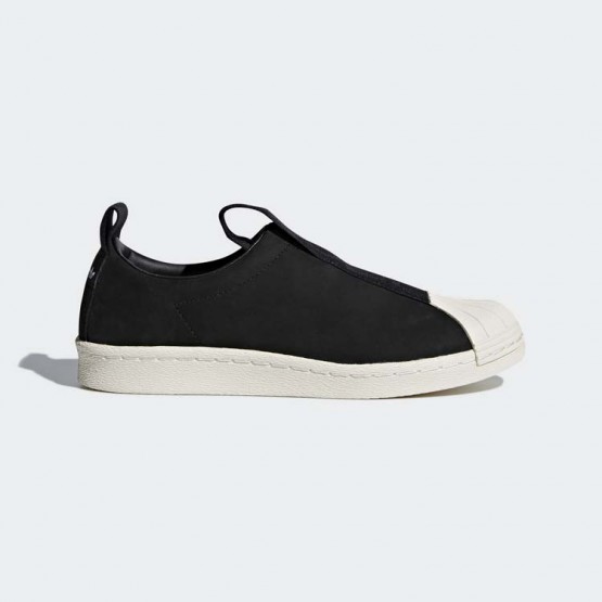 Womens Core Black/Off White Adidas Originals Superstar Bw Slip-on Shoes 836CXNYR