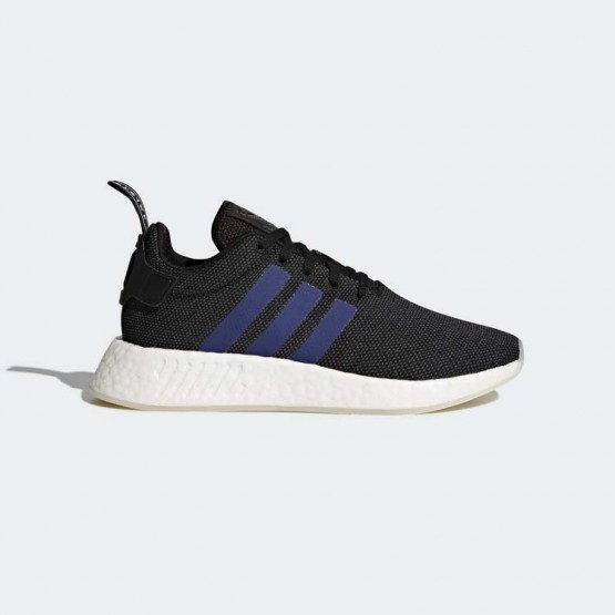 Womens Core Black/Noble Indigo/White Adidas Originals Nmd_r2 Shoes 837OWDBS->Adidas Women->Sneakers