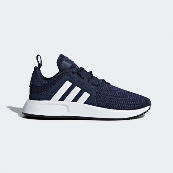 Kids Collegiate Navy/White Adidas Originals X_plr Shoes 844YWEHO->Adidas Kids->Sneakers