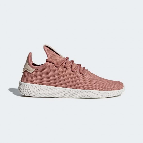 Womens Ash Pink/Chalk Adidas Originals Pharrell Williams Tennis Hu Shoes 847URXNK