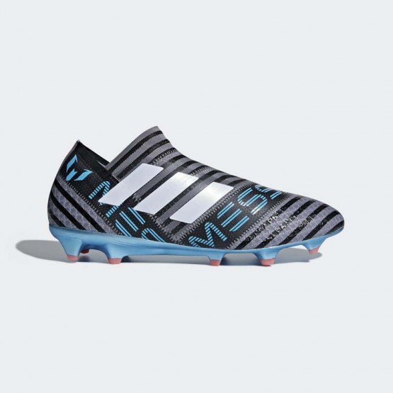 Mens Grey/White/Black Adidas Nemeziz Messi 17+ 360 Agility Firm Ground Cleats Soccer Cleats 875WMSPB->Adidas Men->Sneakers