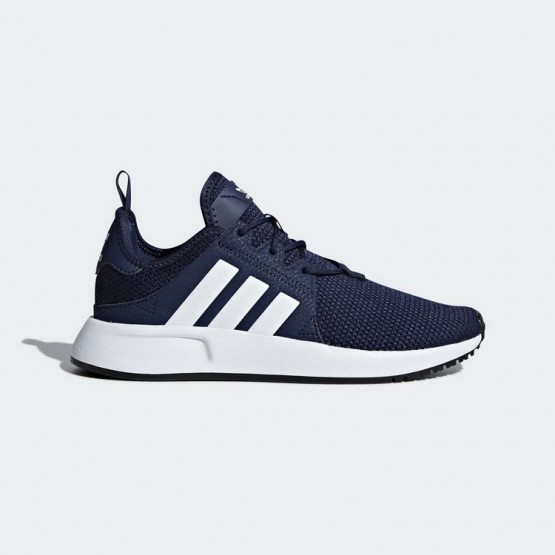 Kids Collegiate Navy/White Adidas Originals X_plr Shoes 901KGTFH