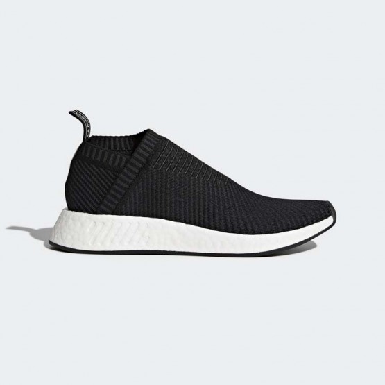 Mens Core Black/Red Solid Adidas Originals Nmd_cs2 Primeknit Shoes 944XYUMI->Adidas Men->Sneakers