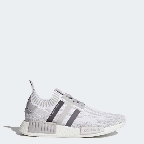 Womens Grey Adidas Originals Nmd_r1 Primeknit Shoes 947QYDRP->Adidas Women->Sneakers