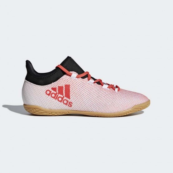 Kids Grey/Black Adidas X Tango 17.3 Indoor Soccer Cleats 959GEUYQ->Adidas Kids->Sneakers