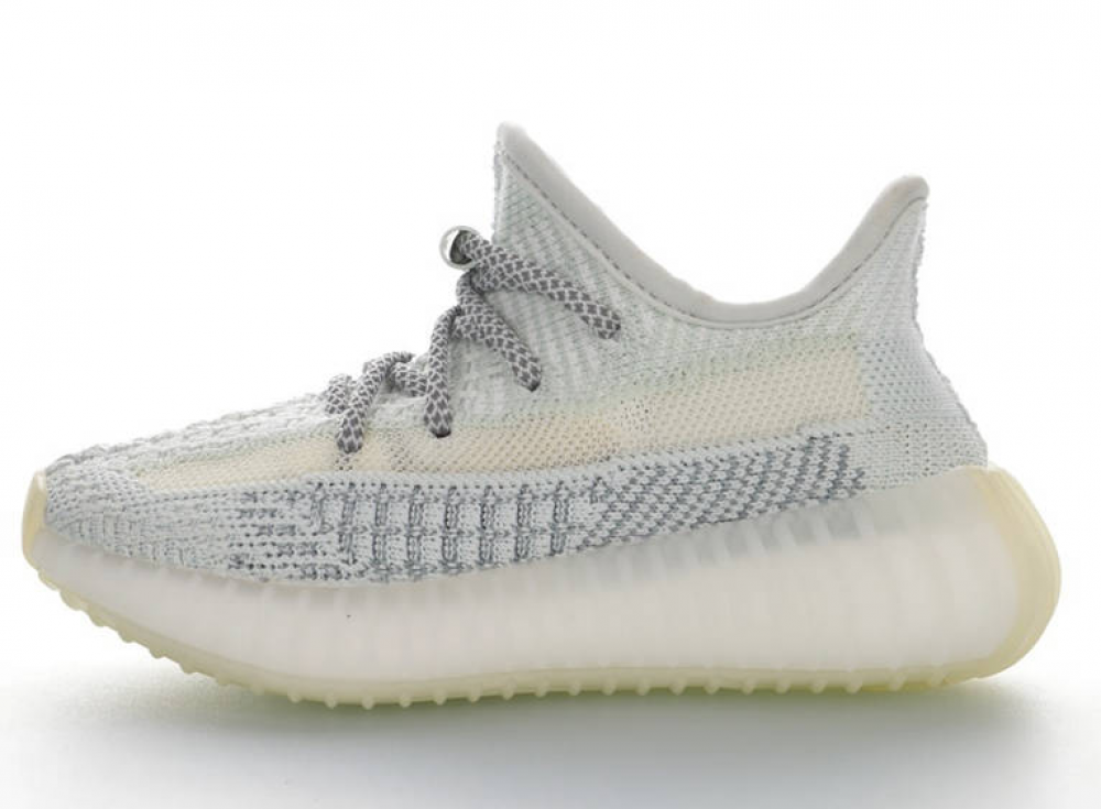 Kids Adidas Yeezy Boost 350 V2 Cloud White FW5317->Yeezy Boost->Sneakers