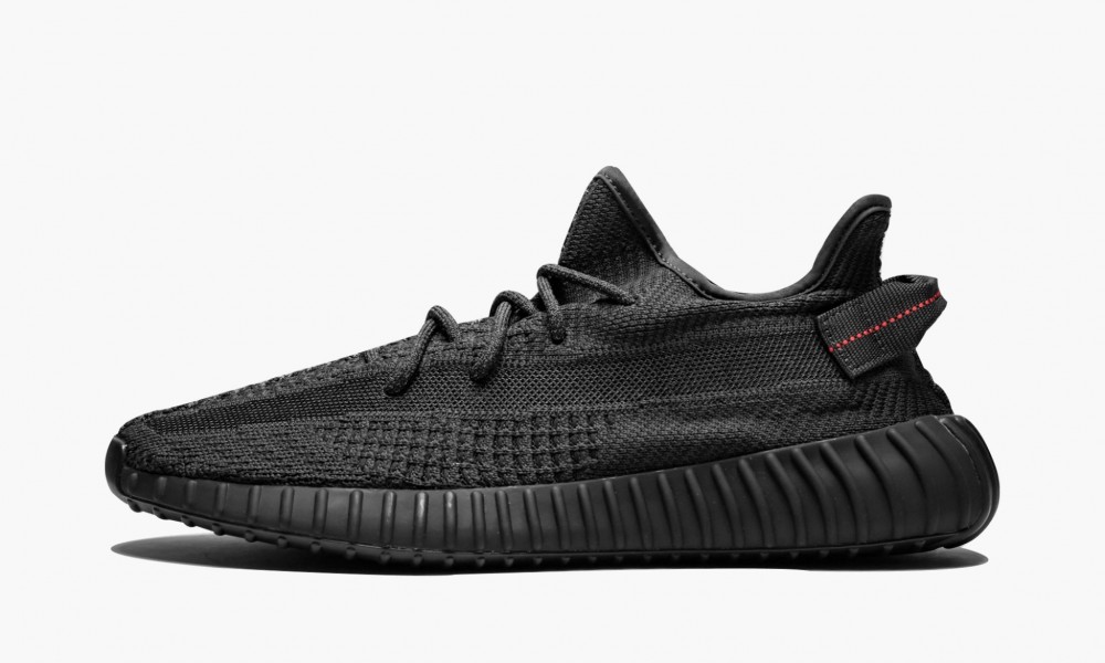 YEEZY BOOST 350 V2 Black Static FU9006->Yeezy Boost->Sneakers